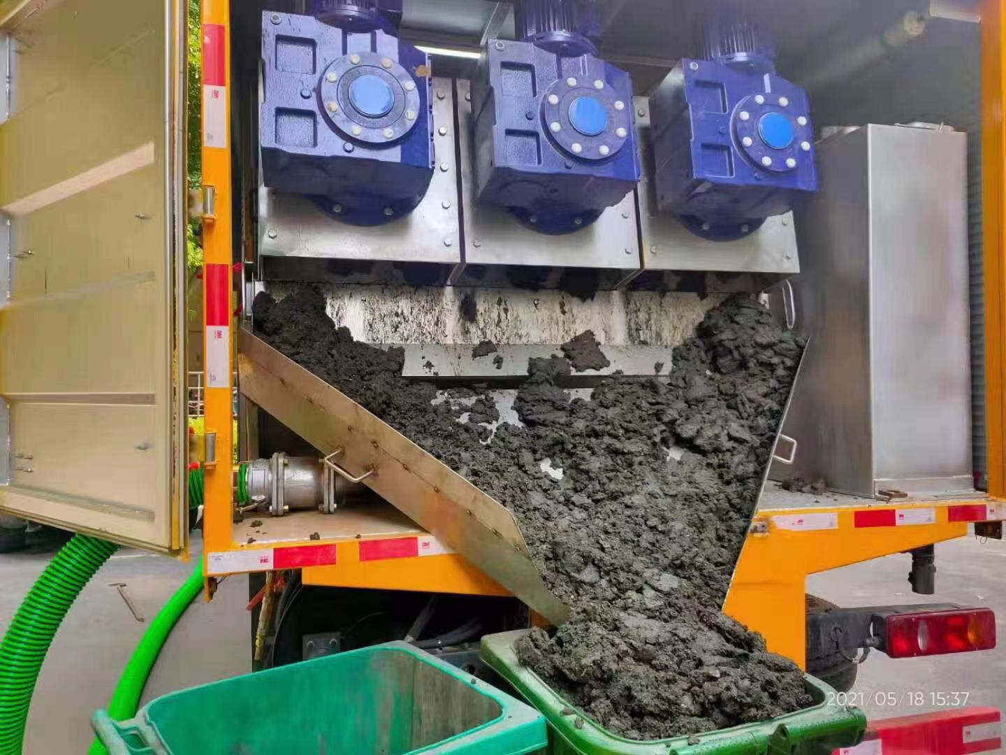 乐安化粪池清掏城市维护站-泥浆净化干湿分离处理